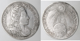 Napoli. Filippo V. 1700-1707. Tarì 1701 sigle AG/A. Ag.