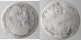 Napoli. Carlo VI. 1711-1734. Tarì 1716. Ag.
