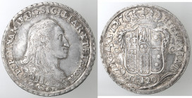 Napoli. Ferdinando IV. 1759-1799. Piastra 1787. Ag.