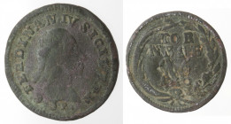 Napoli. Ferdinando IV. 1759-1799. Tornese da 6 Cavalli 1790. Ae.