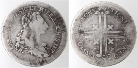 Palermo. Carlo di Borbone. 1734-1759. 6 Tarì 1735. Ag.