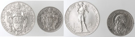 Vaticano. Pio XI. 1929-1938. Lotto di due monete. 2 Lire 1931 e 20 Centesimi 1934. Ni.