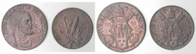 Vaticano. Pio XI. 1929-1938. Lotto di due monete. 10 Centesimi 1931 e 5 Centesimi 1931. Ae.