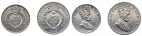 Colonie Italiane - Somalia Italiana - Coppia n.2 Monete - Vittorio Emanuele III (1909-1925) 5 e 10 Lire 1925 PROVA DI STAMPA - RRR RARISSIME - Stupend...