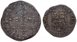 Casale - Guglielmo Gonzaga I°Periodo - III°Duca di Mantova e III°Marchese del Monferrato (1550-1575) Bianco 1570 - CNI 16 - NC - Ag - gr. 4,90

BB/S...