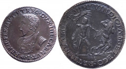 Ferrara - Ercole II d'Este (1534-1559) 1/2 Scudo 1546 - CNI 13 - Periziato SPL+ - RRR RARISSIMO - Ag - 

SPL+

 Shipping only in Italy