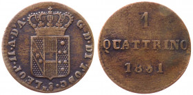 Firenze - Granducato di Toscana - Leopoldo II (1824-1859) Quattrino 1851 - Gig. 117 - Cu - gr. 0,99

BB

 Shipping only in Italy