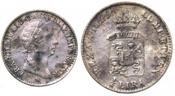 Lombardo Veneto - Monetazione per il Regno Lombardo-Veneto - Francesco I (1815-1835) 1/4 lira 1823 - KM 4.2 - NC - Zecca di Milano - Ag - gr. 1,51

...