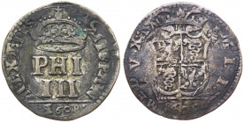 Milano - Filippo III (1598-1621) Denaro da 4 Soldi 1608 - CNI 131/142 - Ag - gr. 2,75

BB

 Shipping only in Italy