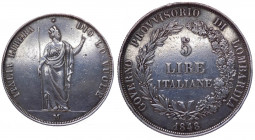 Milano - Governo Provvisorio della Lombardia (1848) 5 Lire 1848 - Zecca di Milano - Gig.3 - Ag - 

BB+

 Shipping only in Italy