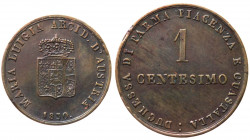 Parma - Ducato di Parma, Piacenza e Guastalla - Maria Luigia d'Austria (1815-1847) 1 Centesimo 1830 - Zecca di Milano - Pagani 16 - Cu - gr. 1,80

S...