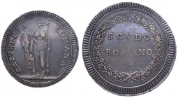 Roma - Prima Repubblica Romana (1798-1799) Monetazione ordinaria - Scudo Romano senza data - Rara - Ag - gr.26,33

BB+

 Shipping only in Italy
