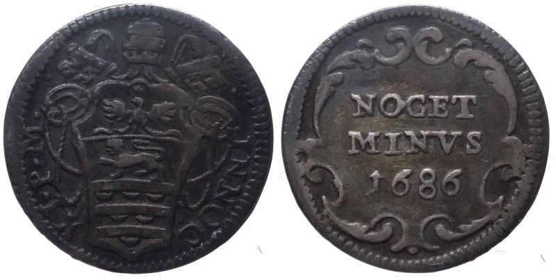 Stato Pontificio - Innocenzo XI (1676-1689) Grosso "NOCET MINVS" 1686 - Zecca di...