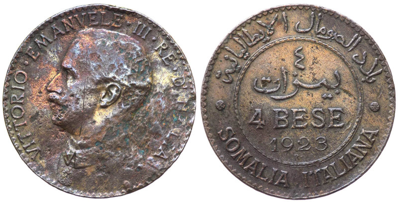 Colonie Italiane - Somalia Italiana - Vittorio Emanuele III (1909-1925) 2 Bese 1...