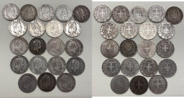 Regno d'Italia - Lotto n.20 monete emesse da Vittorio Emanuele II (1861-1878) n.1 da 5 Lire 1870, Zecca di Milano - n.1 da 5 Lire 1871, Zecca di Milan...