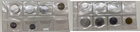 Repubblica Italiana - Monetazione in Lire (1946-2001) Lotto n.6 monete serie 1958 composta da 1 Lira "Cornucopia" - 2 Lire "Ulivo" - 20 Lire "Ramo di ...
