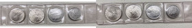 Repubblica Italiana - Monetazione in Lire (1946-2001) Lotto n.4 monete serie 1961 composta da 50 Lire "Vulcano" (BB+) - 100 Lire "Minerva" (BB+) - 500...