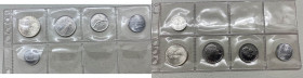 Repubblica Italiana - Monetazione in Lire (1946-2001) Lotto n.5 monete serie 1967 composta da 5 Lire "Delfino" - 10 Lire "Spiga" - 50 Lire "Vulcano" -...