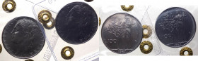 Repubblica Italiana - Monetazione in Lire (1946-2001) Lotto n.2 monete da 100 Lire "Minerva" 1987, Gig.124 e 100 Lire "Minerva" 1987 con cifra 7 ad un...