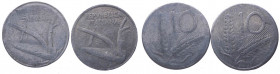 Repubblica Italiana - Monetazione in Lire (1946-2001) Lotto n.2 monete da 10 Lire "Spiga" 1951 e 10 Lire "Spiga" 195(?) - FALSI D'EPOCA - 

B

 Wo...