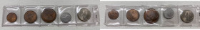 Repubblica Italiana - AFIS (Amministrazione Fiduciaria Italiana della Somalia 1950-1960) lotto n.5 monete serie 1950 composta da 1 Centesimo (FDC) - 5...