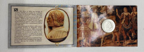 Monetazione in Lire (1946-2001) serie 1992 - composta da 500 Lire (Ag), commemorative del V°Centenario della morte di Lorenzo il Magnifico - in folder...