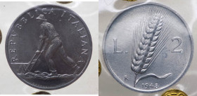 Monetazione in Lire (1946-2001) 2 Lire "Spiga" 1948 - Mont.5 - NC - Periziata Gaudenzi FDC - 

FDC

 Shipping only in Italy