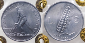 Monetazione in Lire (1946-2001) 2 Lire "Spiga" 1950 - Mont.7 - NC - Periziata Gaudenzi FDC - 

FDC

 Shipping only in Italy