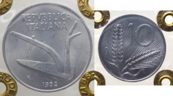 Monetazione in Lire (1946-2001) 10 Lire "Spiga" 1952 - Mont.5 - Periziata Gaudenzi FDC - 

FDC

 Worldwide shipping