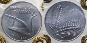 Monetazione in Lire (1946-2001) 10 Lire "Spiga" 1953 - Mont.8 - Periziata Gaudenzi FDC - 

FDC

 Worldwide shipping
