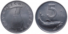 Monetazione in Lire (1946-2001) 5 Lire "Delfino" 1953 - 

FDC

 Worldwide shipping