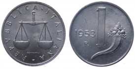 Monetazione in Lire (1946-2001) 1 Lira "Cornucopia" 1953 - 

FDC

 Worldwide shipping