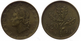 Monetazione in Lire (1946-2001) 20 Lire "Ramo di Quercia" 1958 - FALSO D'EPOCA - 

FDC

 Worldwide shipping