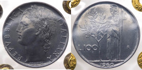 Monetazione in Lire (1946-2001) 100 Lire "Minerva" 1960 - Rara - Gig.97 - Periziata Gaudenzi FDC - 

FDC

 Worldwide shipping