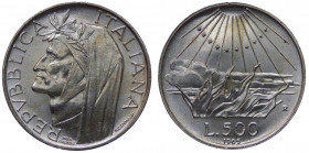 Monetazione in Lire (1946-2001) 500 Lire "Dante" 1965 - Gig.42 - Ag - 

FDC

 Worldwide shipping