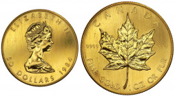Canada - Elisabetta II (1952) 1 Oz .999 - 50 Dollari 1984 - Au - 

FDC

 Worldwide shipping