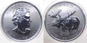 Canada - Elisabetta II (dal 1952) 5 Dollari (1 Oncia) 2012 "Alce" - Ag - Proof - In capsula - gr.31,1

FS

 Worldwide shipping