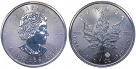 Canada - Elisabetta II (dal 1952) 5 Dollari (1 Oncia) 2015 serie Foglia d'acero - KM 625 - Ag - Proof - gr.31,1

FS

 Worldwide shipping