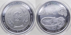 Caraibi - St.Lucia - Elisabetta II (dal 1952) 2 Dollari (1 Oncia) 2020 - Ag - Proof - In capsula - gr.31,1

FS

 Worldwide shipping