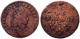 Francia - Liard de France 1657 "F" - Cu - gr.4,55

qBB

 Shipping only in Italy
