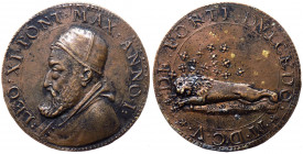 Leone XI (1605) Medaglia commemorativa del Pontefice (1605) - Riconio del Mazio - AE - gr. 14 - Ø mm 36

FDC

 Shipping only in Italy