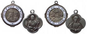 Lotto n.2 medaglie con diverse raffigurazioni, di cui una smaltata - con appiccagnolo - - Ø mm17/21

n.a.

 Worldwide shipping