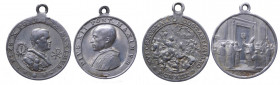 Lotto n.2 medaglie con diverse raffigurazioni, Pio X e Pio XII - con appiccagnolo - - Ø mm25,5

n.a.

 Worldwide shipping