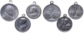 Lotto n.3 medaglie con diverse raffigurazioni, Pio XI e Pio XII - con appiccagnolo - - Ø mm18/19/21

n.a.

 Worldwide shipping