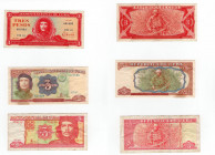 Cuba - Lotto n.3 Banconote Cuba - 3 Pesos 1995 - 3 Pesos 1983 - 3 Pesos 2004 - 

n.a.

 Worldwide shipping