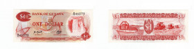 Guyana - Banca del Guyana - 1 Dollaro "Kaieteur Falls" 1966 - 1992 - Serie B/45 412773 - Pick#21 - 

n.a.

 Worldwide shipping