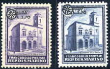SAN MARINO - 1934 Palazzetto sovr. L. 3,70 - (184/85) - Firmati Bolaffi - 

(**)

 Shipping only in Italy