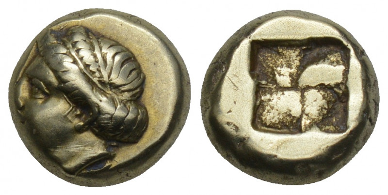 GREEK 
Phocaea IONIA. Phocaea. EL Hecte ca. 477-388 B.C. 2.50gr. 10.1mm.
 Diadem...