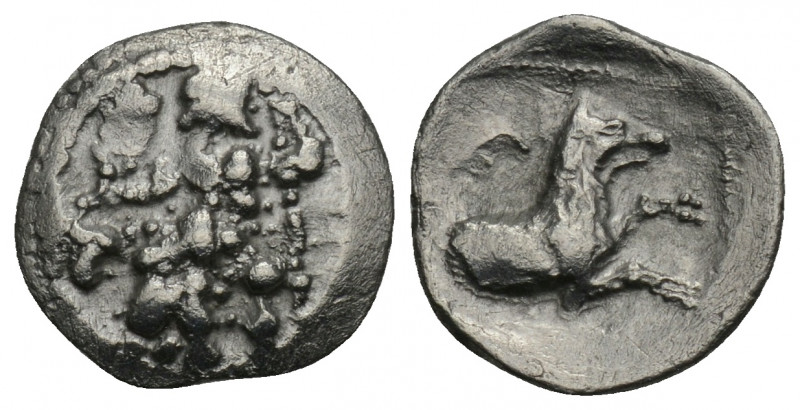 Greek
Lykaonia - Laranda AR Obol (circa 324/3 BC) 0.58gr. 11.6mm.