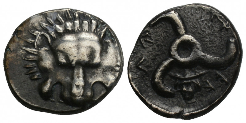 Greek 
Dynasts of Lycia. Perikles circa 380-360 BC. Tetrobol AR 2.97gr. 16.6mm.
...